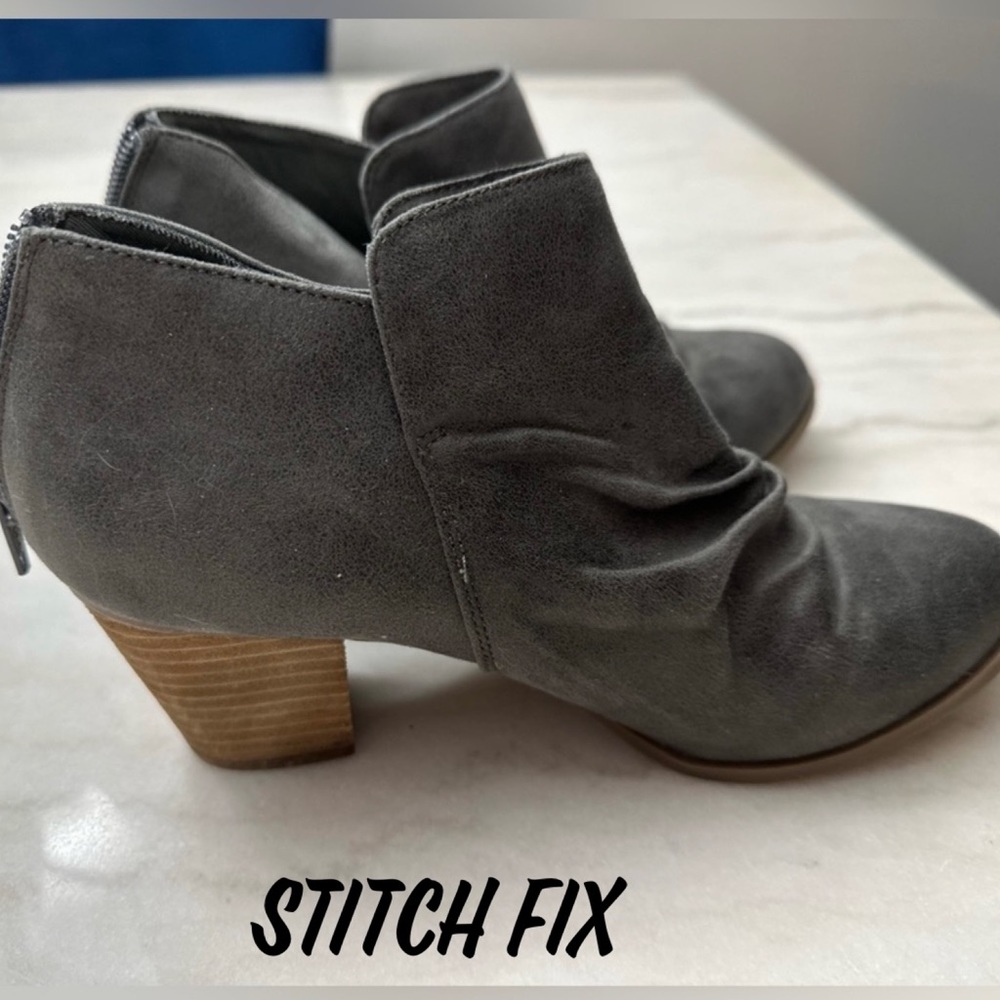 Diba Grey Booties Stitch Fix